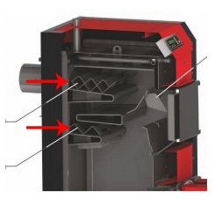 Turbulator set for wood stove furnace Sunsystem Burnit NWB PRIME 30
