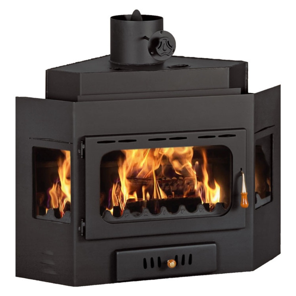 Wood Burning Fireplace with Back Boiler Prity A W20, 21.1kw