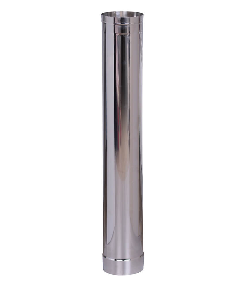 Καπναγωγός, Ευθύγραμμος, Ανοξείδωτο, INOX AISI 304, Μήκος 1m, Ф230
