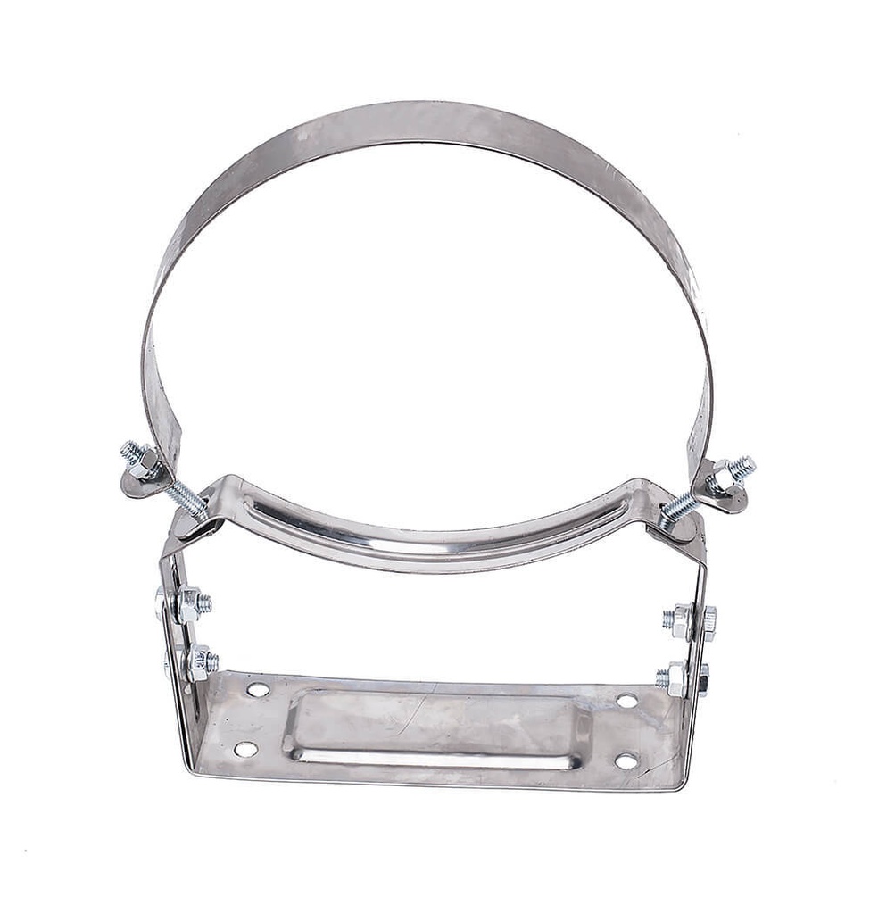 Chimney bracket, Reinforced, Adjustable, Stainless steel, Φ150