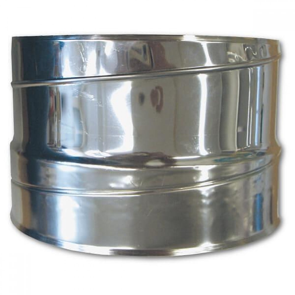 Adaptor for flexible flue, Stainless steel AISI 304, Φ130