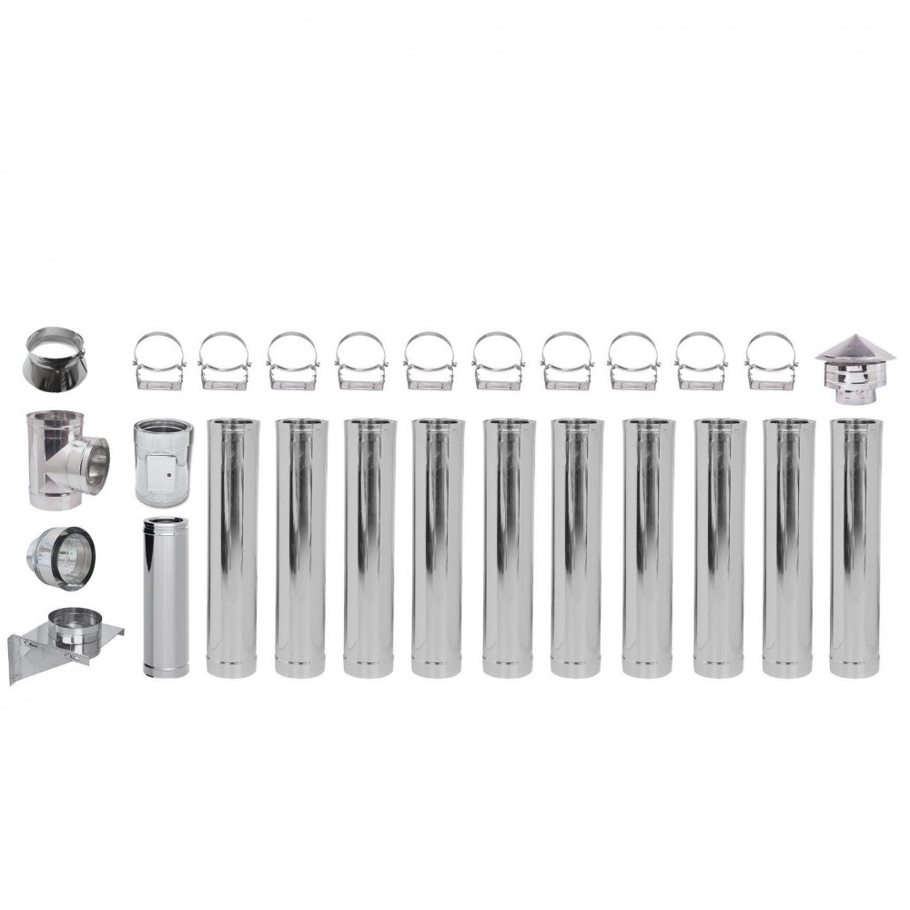 Flue kit Stainless steel Insulated Ф230 (inner diameter), 11.7m