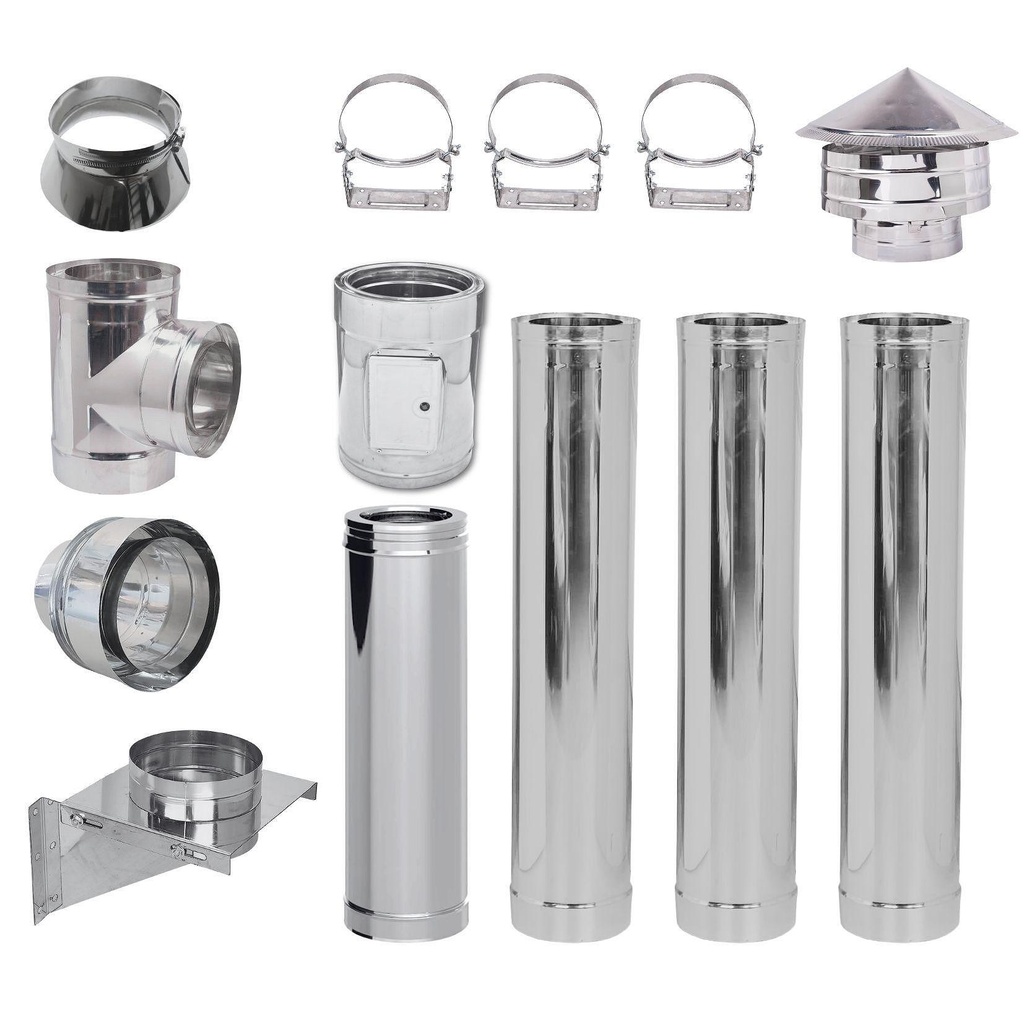 Kit Cos Fum Burlan Izolat Diametro Ф200 (diametru intern), 4.7m