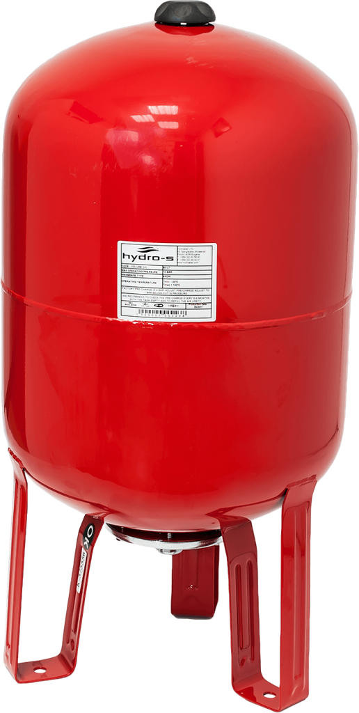 Hydro-S разширителен съд , вертикален с външна резба 1``,стоманен 10bar 80L