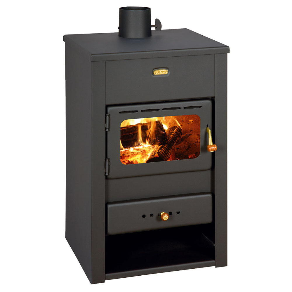 Wood burning stove Prity K2, 10.4kW, Log