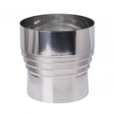 Flue pipe increasing/reducing adapter, Stainless steel AISI 304, Ф230F-200M