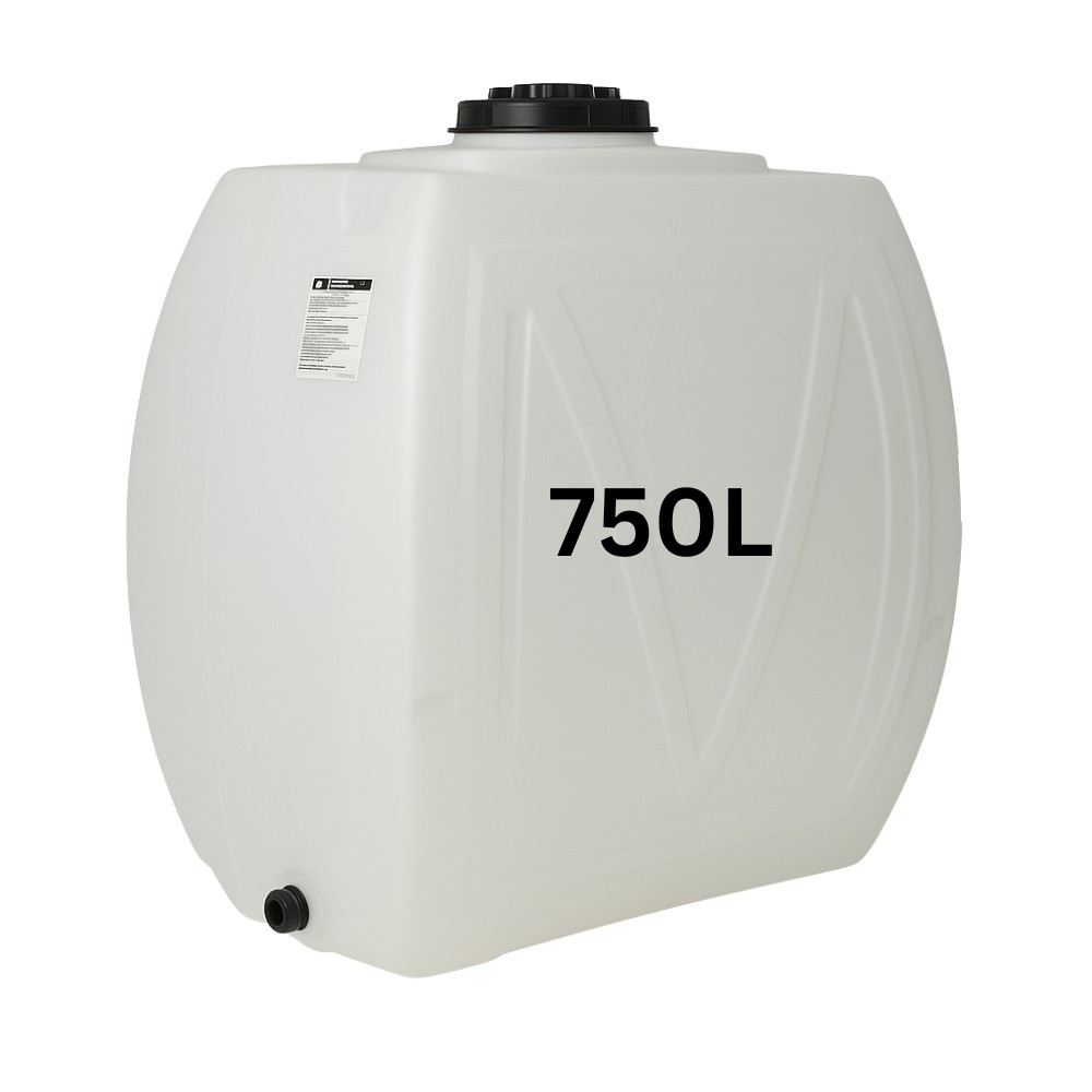 Drinking water storage tank MAVIL, parallelepiped Classic Narrow 750 L (white)
