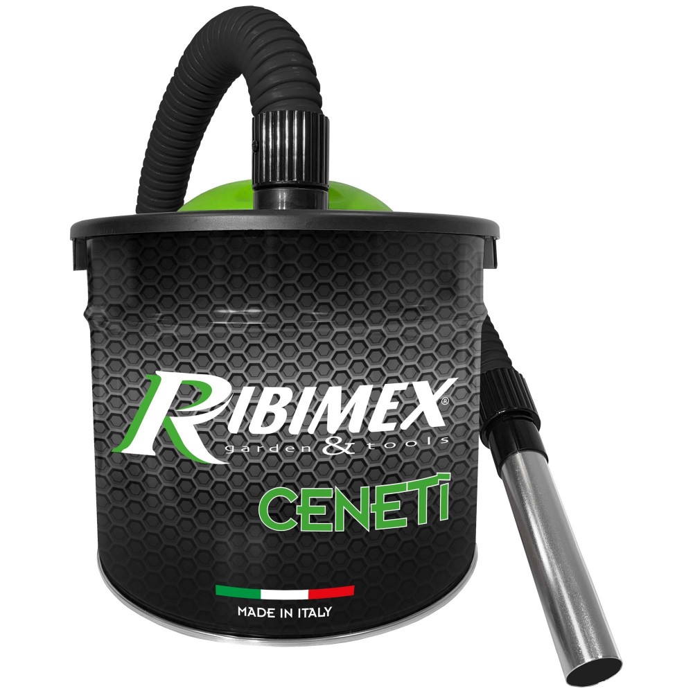 Electric ash vacuum cleaner Ribimex, Model Minìcen, Capacity 15 L