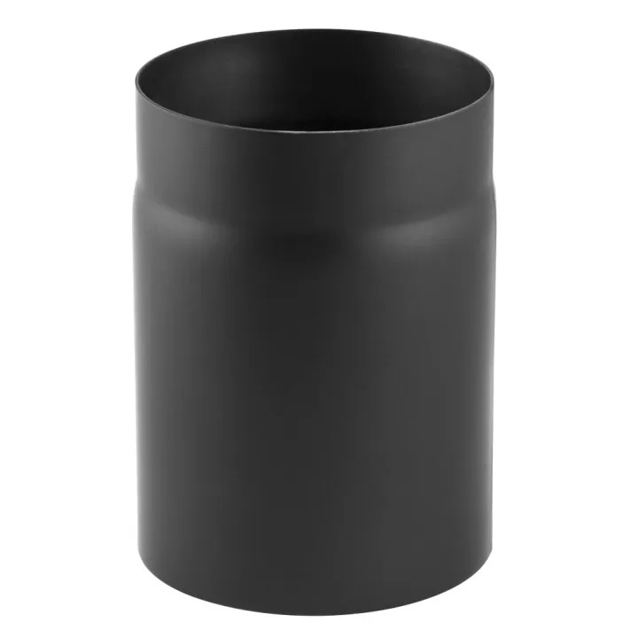 Black steel flue pipe PARKANEX , Straight, Length 0.25m, Ø130