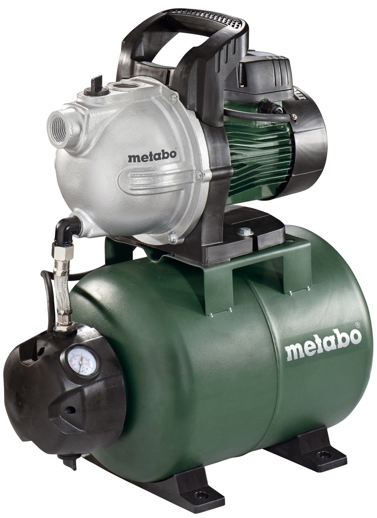 Hydrophore Metabo HWW 4000/25 G, power 1100 W, flow rate 4000 l/h, head 46 m, tank capacity 24 L