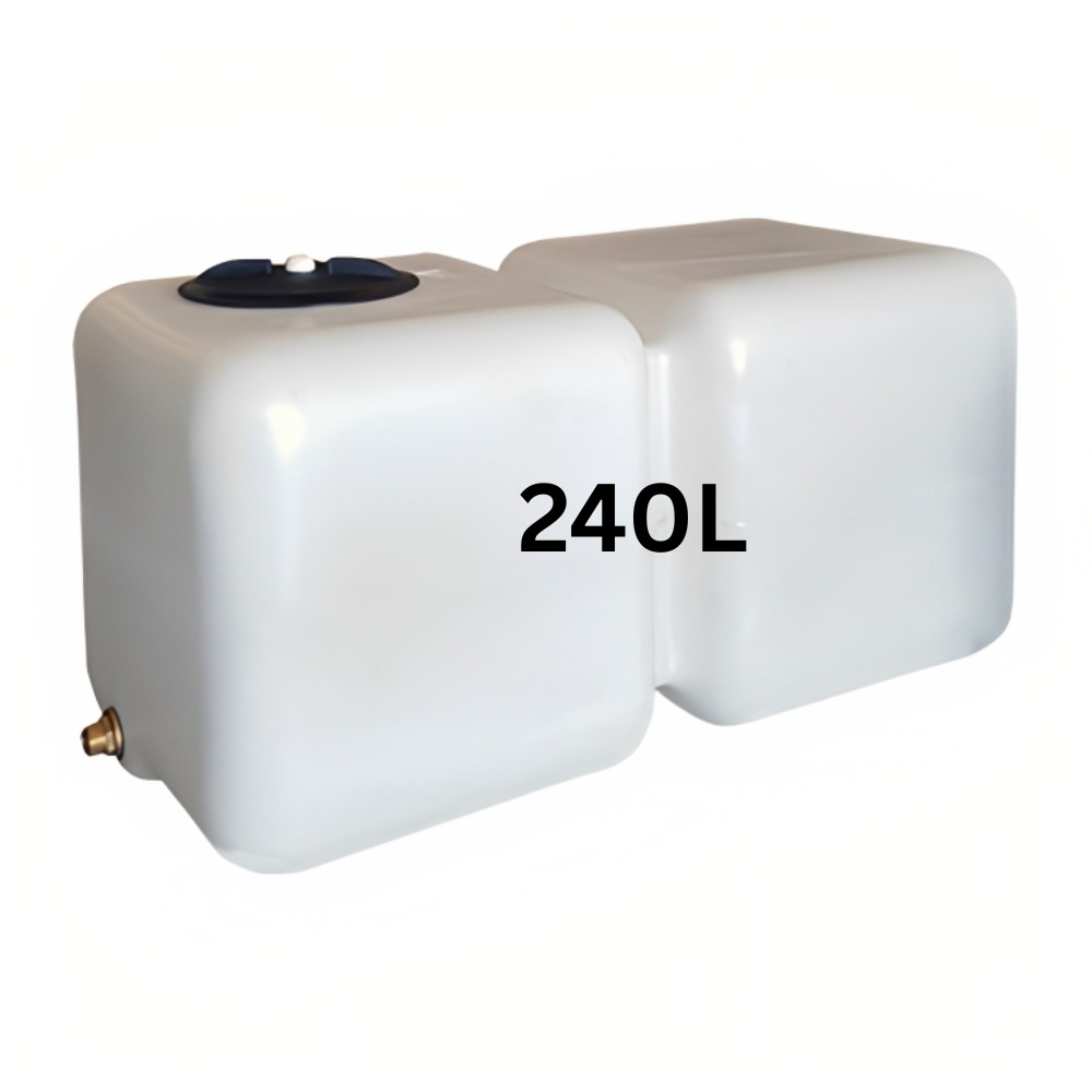 HydroMoby AQUA S12 drinking water tank, horizontal 240 l (white)