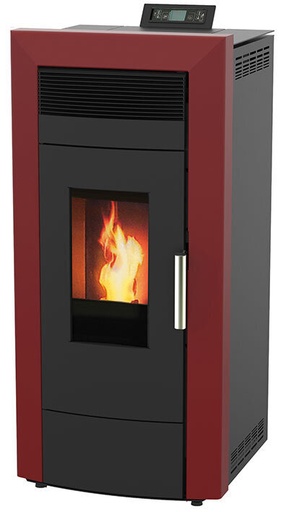 [08.441.003] Pellet boiler stove Alfa Plam Commo Bordeaux, 22.5kW