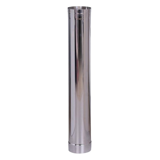[05.417.026] Димоотвод Инокс AISI 304 Прав, Дължина 1м, Ф350