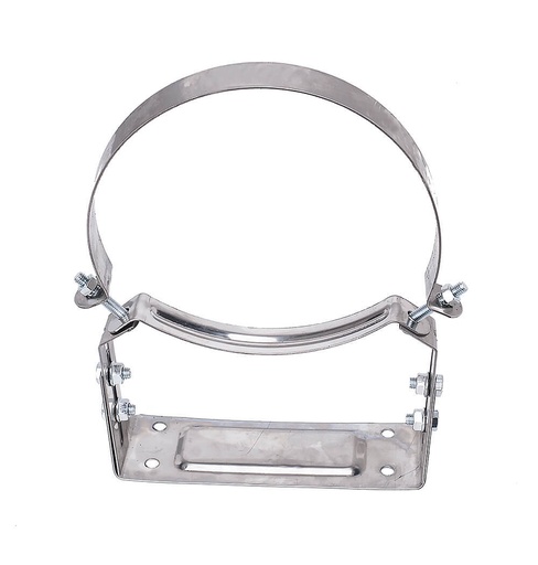[05.424.030] Chimney bracket, Reinforced, Adjustable, Stainless steel, Φ150