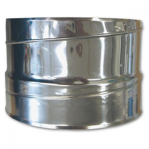 [05.423.053] Adaptor for flexible flue, Stainless steel AISI 304, Φ130