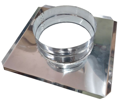 [05.336.040] Rozeta șemineu, Inox, Mărimea  Φ160