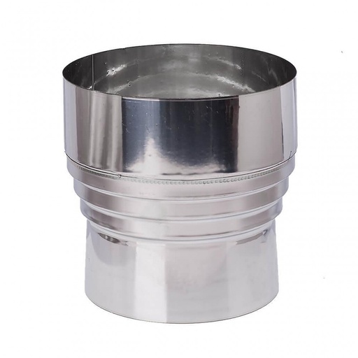 [05.423.076] Flue adaptor, Stainless steel AISI 304, Φ250F-300M