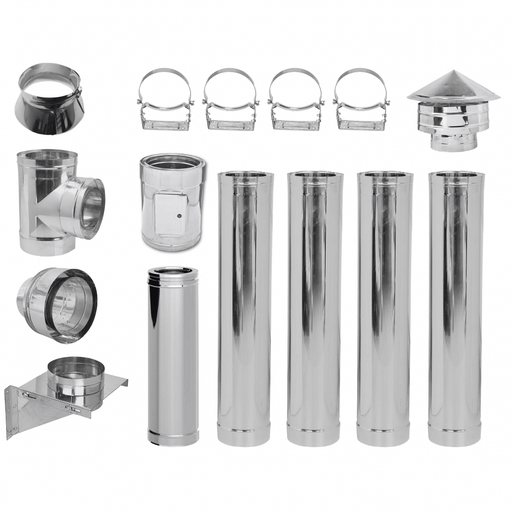 [05.420.021] Flue kit Stainless steel Insulated Ф230 (inner diameter), 5.7m