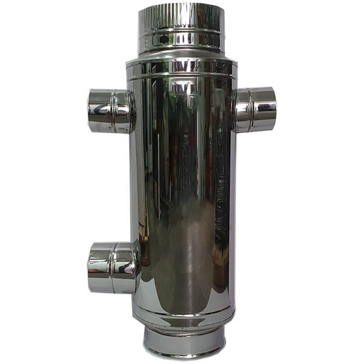 [05.421.011] Chimney heat exchanger, Stainless steel AISI 430, Diameter 250mm