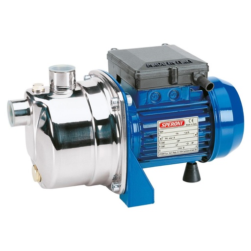[03.320.226] Self-priming water pump Speroni CAM 80 – power 600 W, head 38 m, flow rate 50 l/min, stainless steel