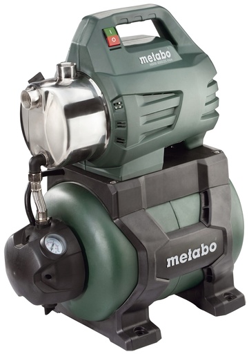 [21.0021542] Single-phase hydrophore water pump METABO HWW 4500/25 INOX – 1300 W, flow 4500 l/h, head 48 m, tank capacity 24 L