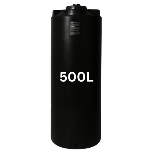 [07.359.164] MAVIL drinking water tank, cylindrical vertical 500 l (black)