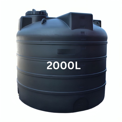 [07.359.211] Резервоар за питейна вода HydroMoby ELEPHANT S8, вертикален 2000 л (черен)