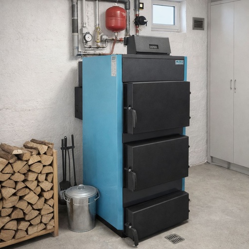 [08.442.032] Wood Boiler for Central Heating Mavil ECO 34, 40 kW