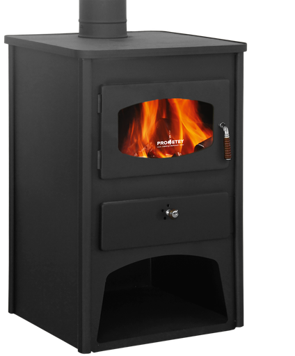 [08.435.454] Wood burning stove Prometey “Metal top”, 7.6kW
