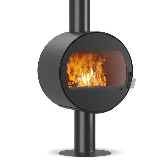 [08.435.490] Wood burning stove Velmora Fire ATS ROUND WALL, 10.2kW